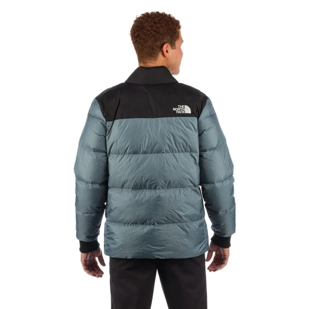 The North Face Nordic Puffer Jacket Men's Large Gray Long Sleeve Full Zip ONF450